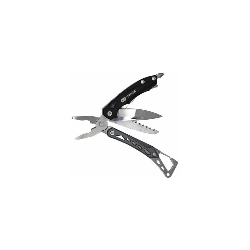 foto del prodotto true utility multiutensile tascabile 9 in 1 modello seven realizzato in alluminio e acciaio inossidabile di alta qualit e resistenza