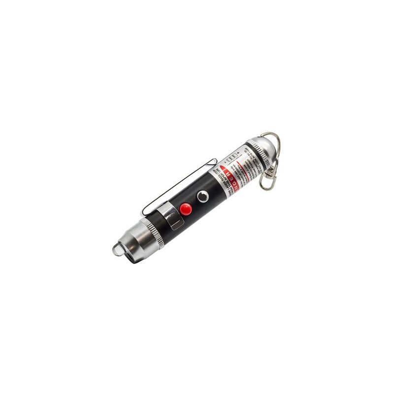 foto del prodotto true utility potente torcia a led laserlite con laser rosso approvata tu211k true