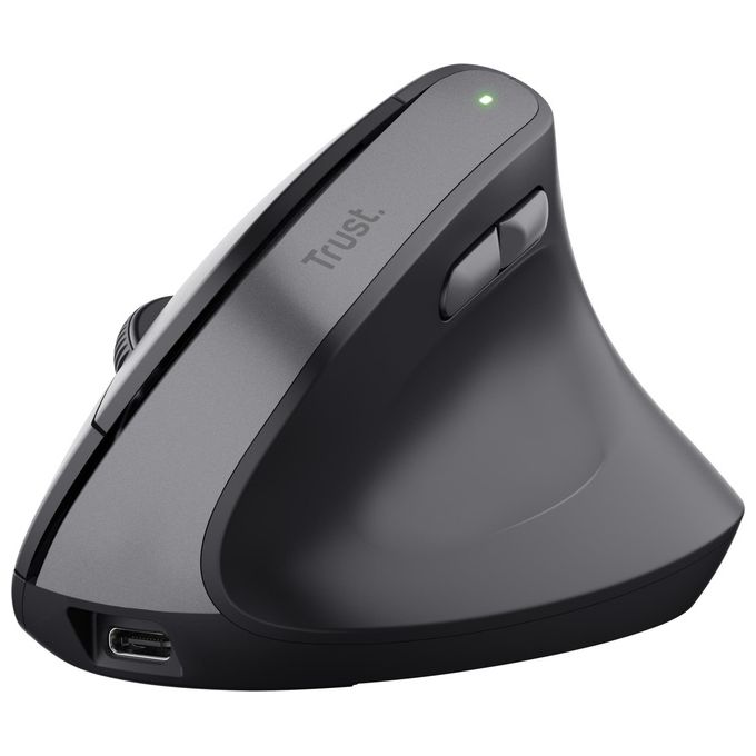 foto del prodotto trust bayo ii mouse ergonomico mano destra rf wireless ottico 2400 dpi