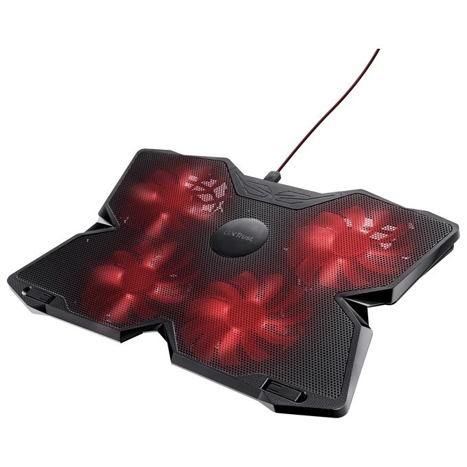 foto del prodotto trust gxt 278 base di raffreddamento per laptop da gioco ventole illuminate a velocita' regolabile
