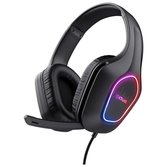 foto del prodotto trust gxt 416 zirox led headset nero