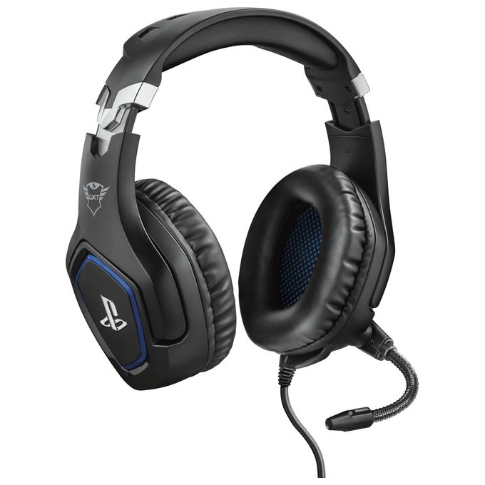 foto del prodotto trust gxt 488 forze ps4 gaming headset potenti cuffie gaming over ear con microfono ripiegabile e archetto regolabile