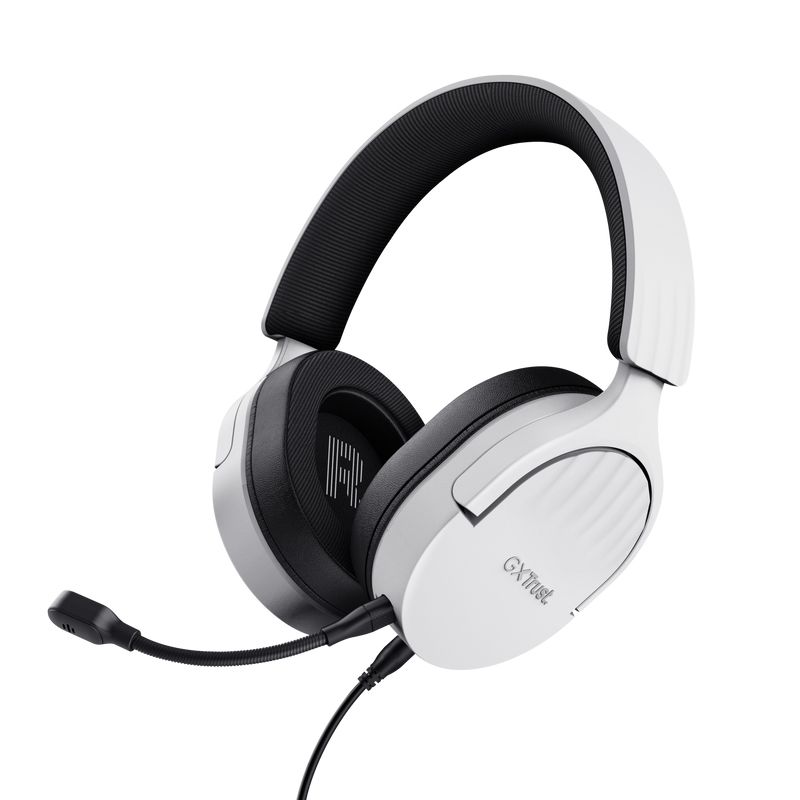 foto del prodotto trust gxt 489w fayzo auricolare cablato a padiglione gaming nero, bianco
