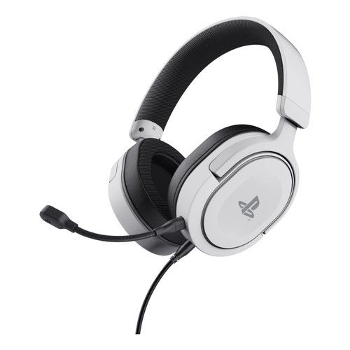 foto del prodotto trust gxt 498 forta auricolare cablato a padiglione gaming nero, bianco
