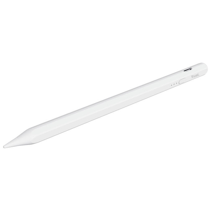foto del prodotto trust kyna 25191 penna capacitiva per ipad bianca ultra sottile compatibile ipad 2018 