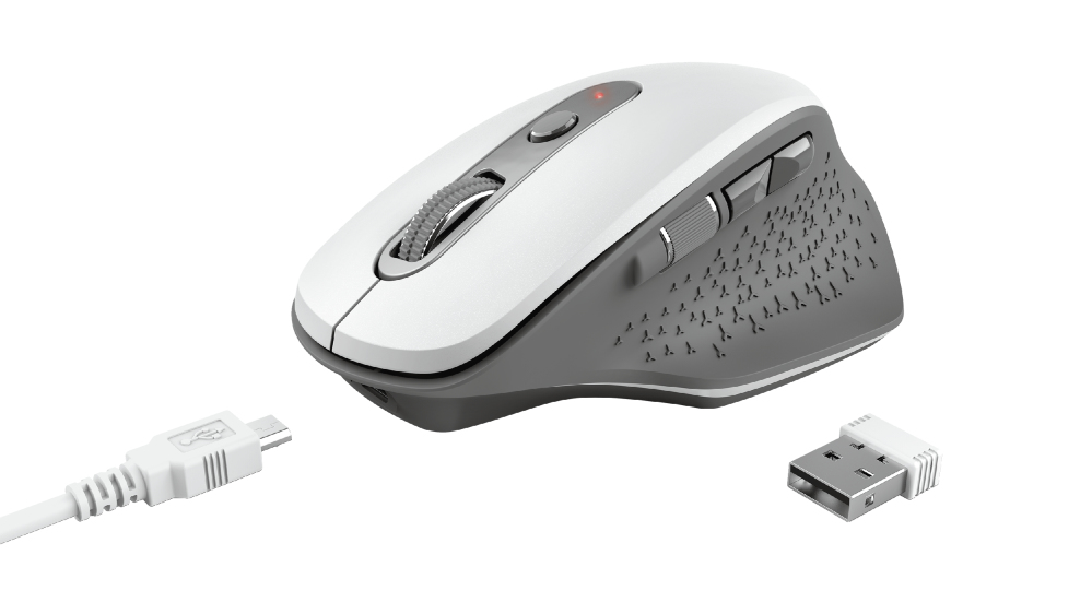foto del prodotto trust ozaa mouse ufficio mano destra rf wireless ottico 2400 dpi