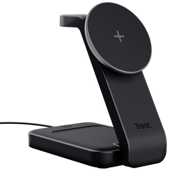 foto del prodotto trust viro cuffie, auricolare, smartphone, orologio intelligente nero usb carica wireless