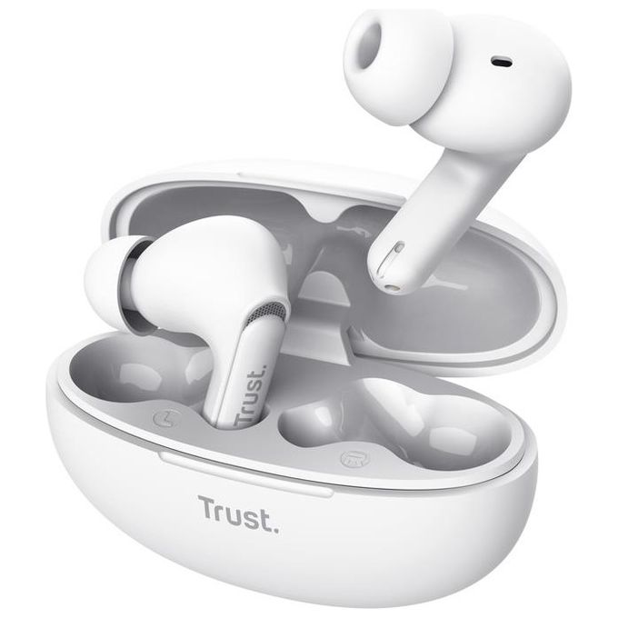 foto del prodotto trust yavi auricolare true wireless stereo tws in-ear usb tipo-c bluetooth bianco