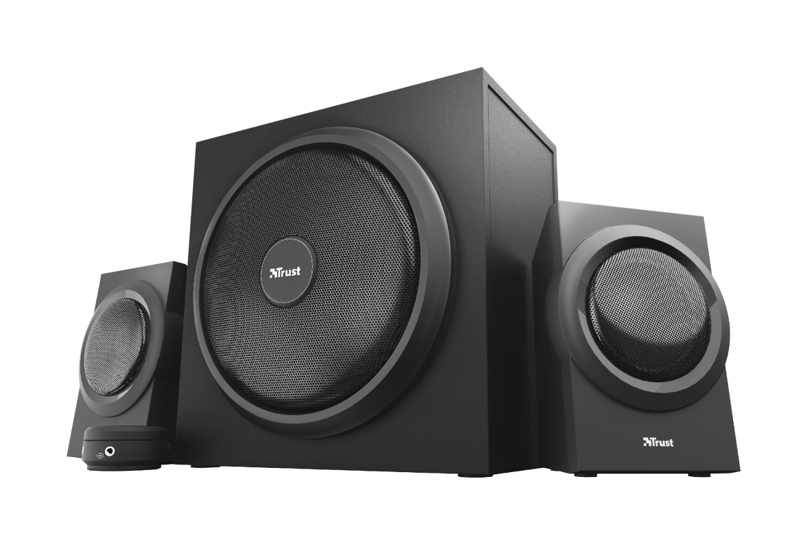 foto del prodotto trust yuri set di altoparlanti 60 w universale nero 2.1 canali 1 via 15 w