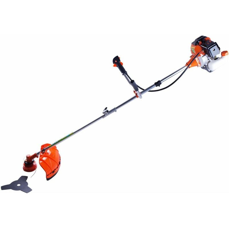 foto del prodotto tt-bc520 decespugliatore a benzina 52cc 3cv con lama e set da taglio a filo inclusi - varan motors
