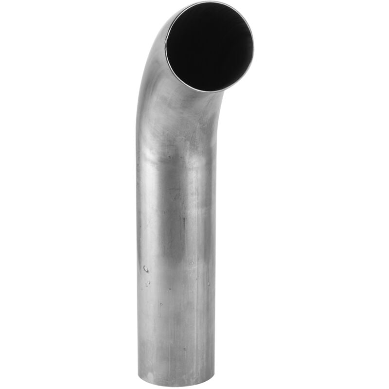 foto del prodotto tube coud court 90 degr s en acier inoxydable pour tuyau d chappement de 2,5 pouces, accessoires de voiture