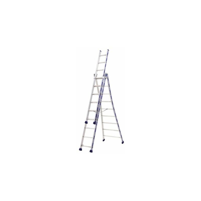 foto del prodotto tubesca comabi - scala convertibile in platino a 3 piani - tubesca - 3m50 7m98 - 02443612