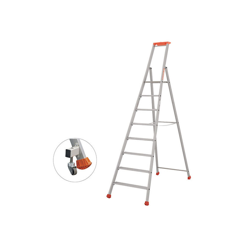 foto del prodotto tubesca comabi scaletta a 9 gradini altezza massima di lavoro 3,98 m 2370009r