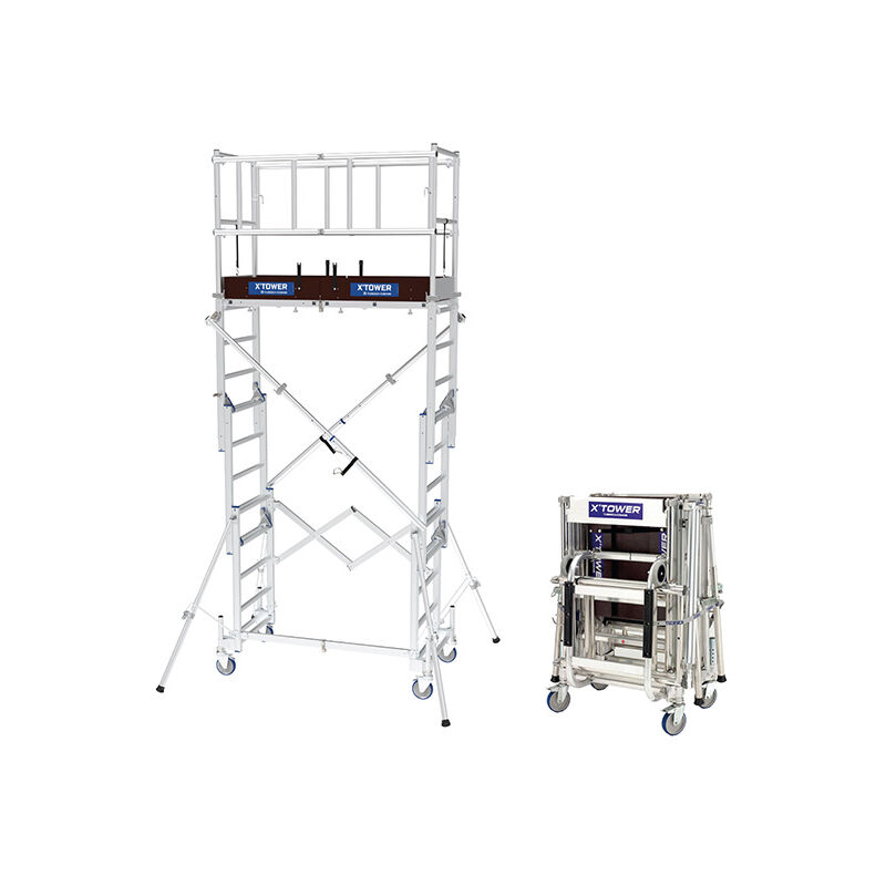 foto del prodotto tubesca comabi trabattello telescopica altezza di lavoro max 4.00m 22405520