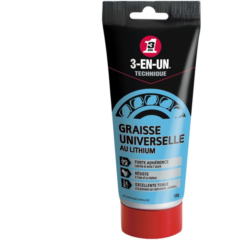 foto del prodotto tubetto di grasso universale al litio 3 in 1