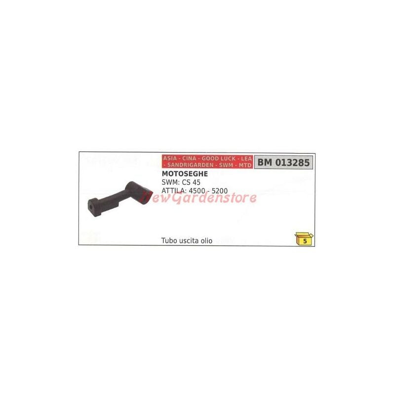 foto del prodotto tubetto scarico olio asia per motosega swm cs 45 attila 4500 5200 013285