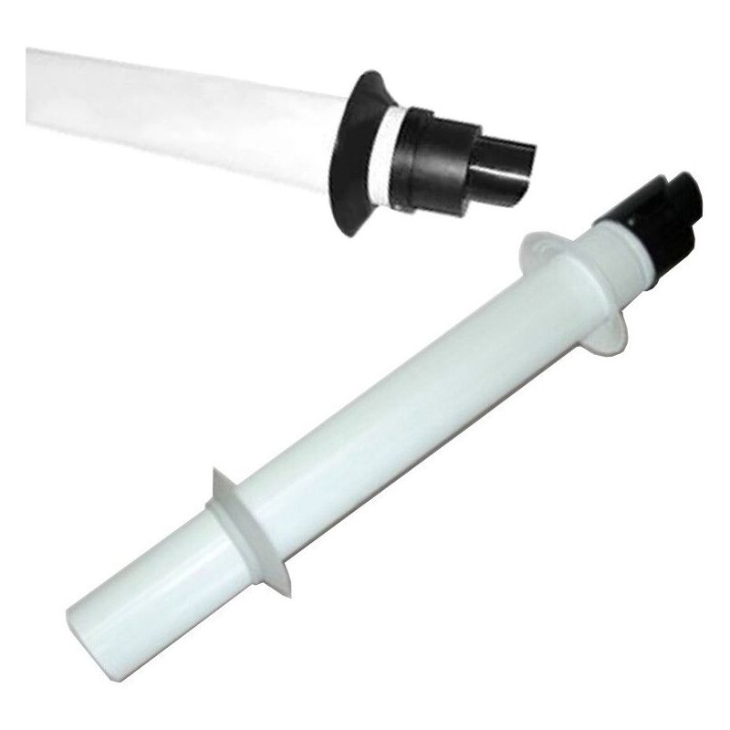 foto del prodotto tubi coassiali con terminale 60 100 per scarico a parete, lunghezza totale 857 mm khg71405961 baxi