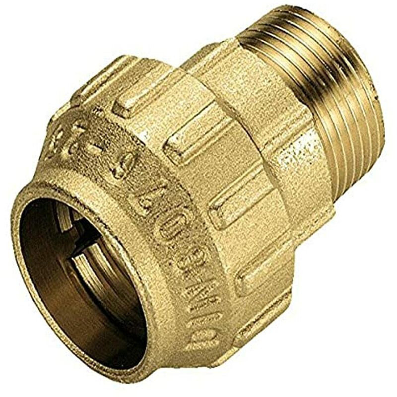 foto del prodotto tubi di irrigazione raccordo a vite per tubo pe hd, a 32 mm, b 1 filettatura esterna, multicolore cornat