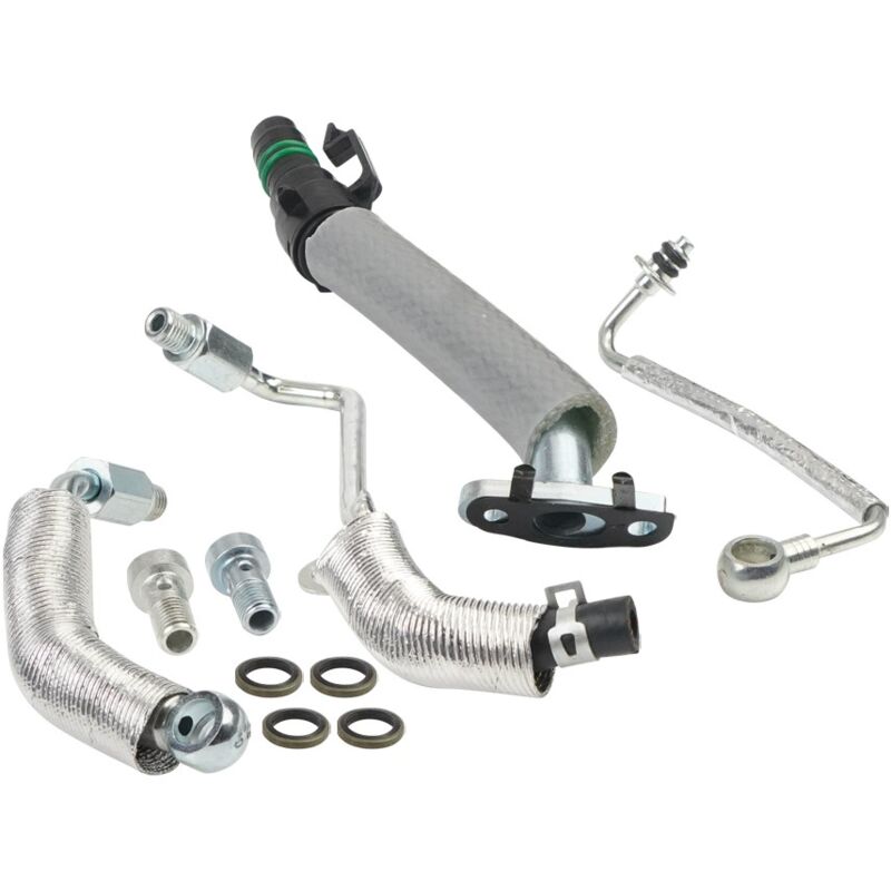 foto del prodotto tubi di scarico e alimentazione dell olio turbo compatibili con cruze sonic trax encore 1.4l per 55568031 55592600 55567067 55587854