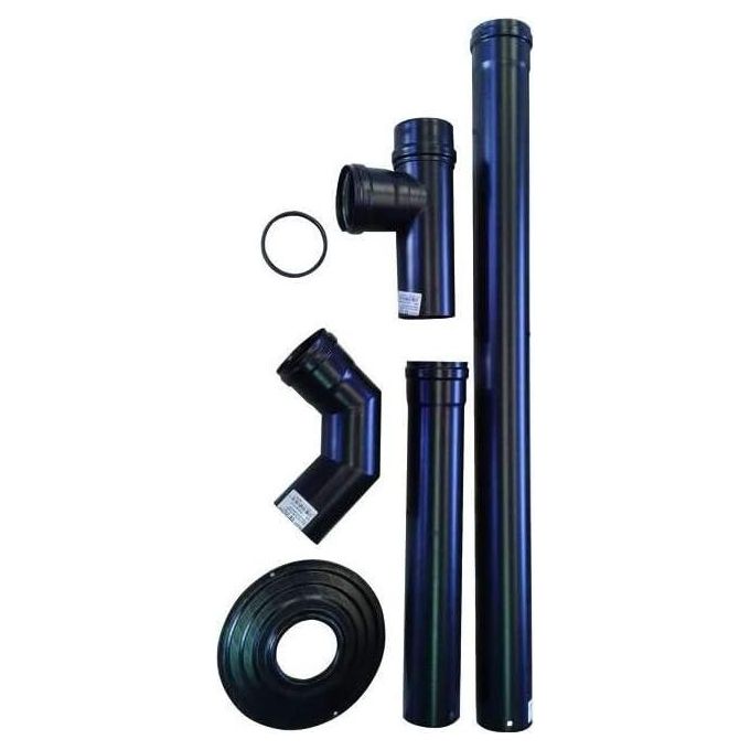 foto del prodotto tubi smalbo per pellets kit pronto pellet diametro cm. 8