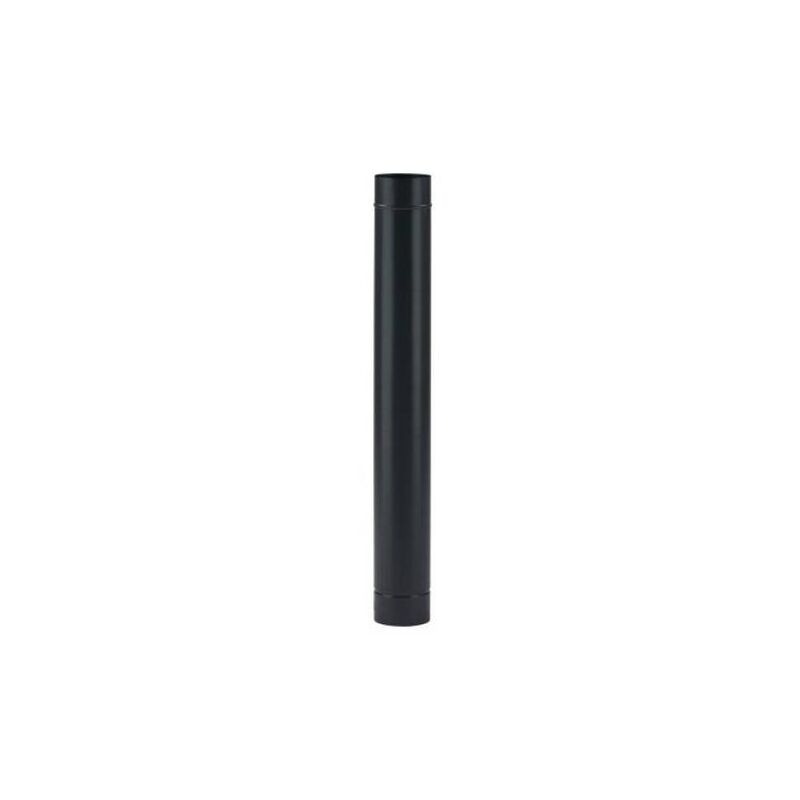 foto del prodotto tubi smaltati per stufe canna fumaria in acciaio porcellanato 50cm black