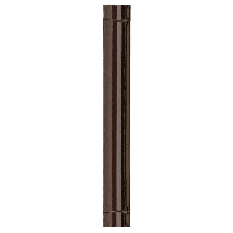 foto del prodotto tubi smaltati per stufe canna fumaria in acciaio porcellanato 50cm maroon