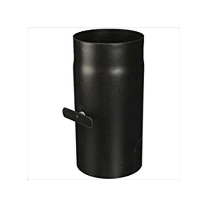 foto del prodotto tubi sweden millenium mm.2 acciaio nero con valvola cm. 12x30