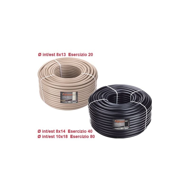 foto del prodotto tubi tubo in pvc per irrorazione irrigazione int est 10x18 eserc.80