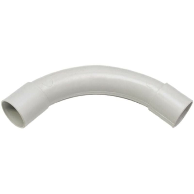 foto del prodotto tubifor curva a 90 gradi con bicchieri diametro 25mm grigio 5pz bcvt00025gs