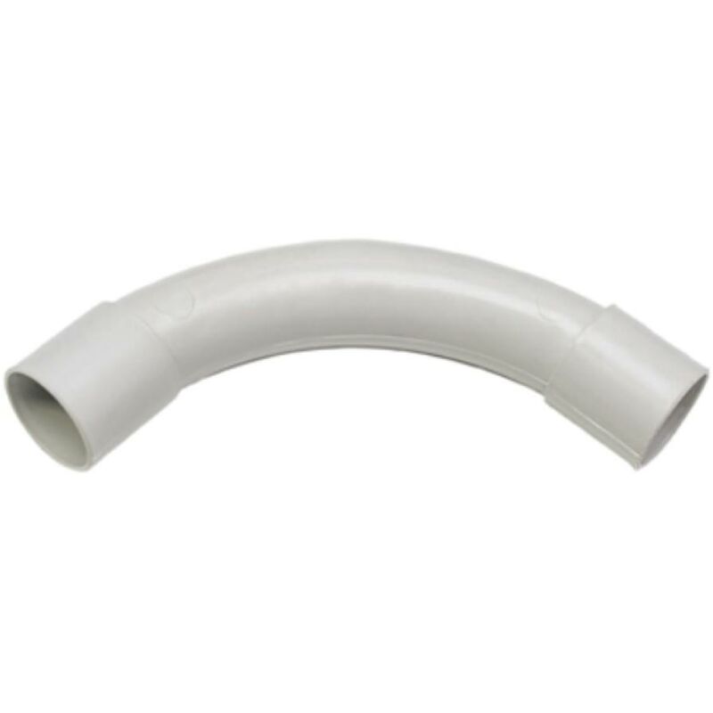 foto del prodotto tubifor curva a 90 gradi con bicchieri diametro 32mm grigio 5pz bcvt00032gs