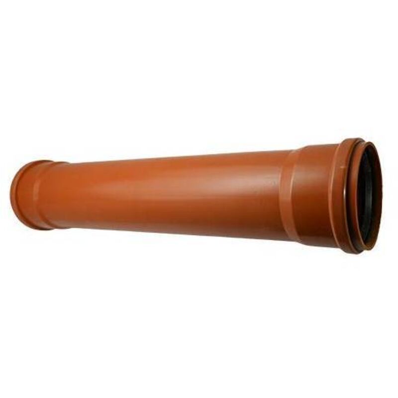 foto del prodotto tubo 2 bicchieri ral 8023 misura: diam. 100 lungh. 1000