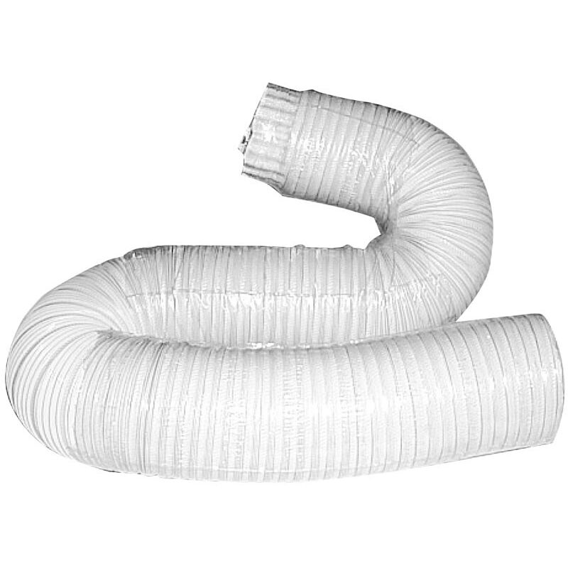 foto del prodotto tubo 80 mm in alluminio compresso verniciato bianco estensibile fino a 3 metri 00000051500