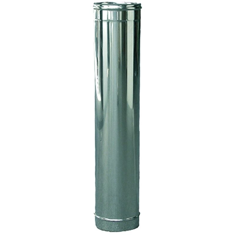foto del prodotto tubo a doppia parete coibentato in acciaio inox 50 cm 80 130 mm ala