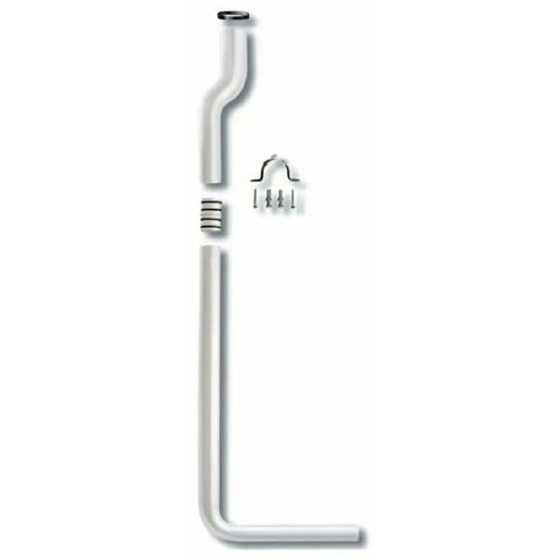 foto del prodotto tubo a mezza altezza in due pezzi con manicotto 99 x 25 cm 50 32 mm pucciplast