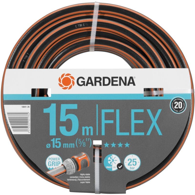foto del prodotto tubo acqua da giardino comfort flex 15 m, 15 mm 5 8 per irrigazione e giardinaggio 18041 26 gardena