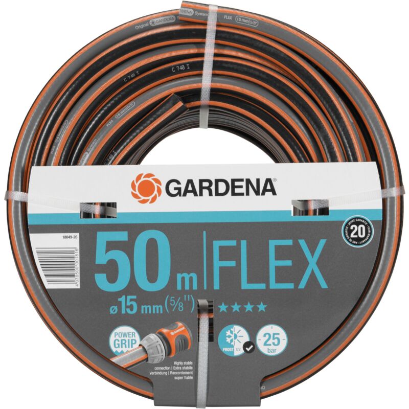 foto del prodotto tubo acqua da giardino comfort flex 50 m, 15 mm 5 8 per irrigazione e giardinaggio 18049 26 gardena