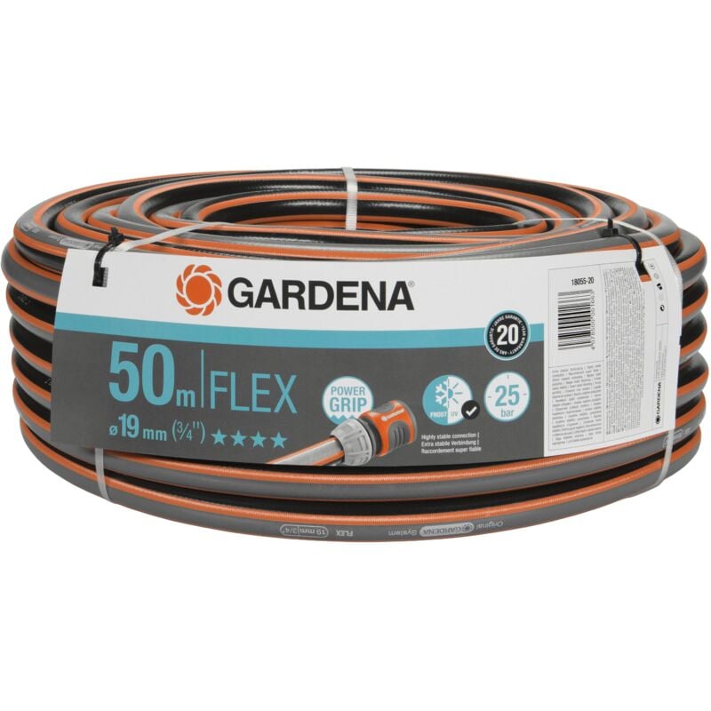foto del prodotto tubo acqua da giardino comfort flex 50 m, 19 mm 3 4 per irrigazione e giardinaggio 18055 20 gardena
