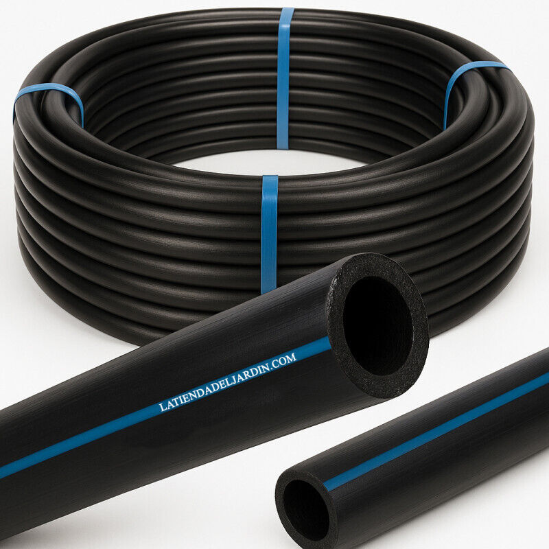 foto del prodotto tubo alimentare a bassa densit 25mm 10bar 100m, bassa densit banda blu