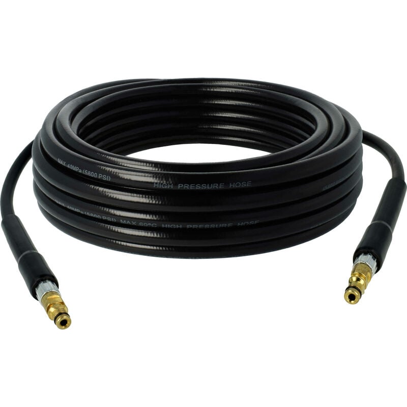 foto del prodotto tubo alta pressione da 10m compatibile con k rcher k 5 compact, k 5 compact ch idropulitrice filettatura in ottone vhbw