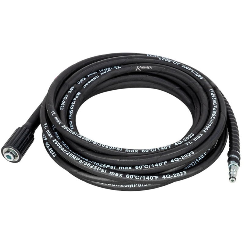 foto del prodotto tubo alta pressione per idropulitrice ribimex prnhp06 lunghezza 8m