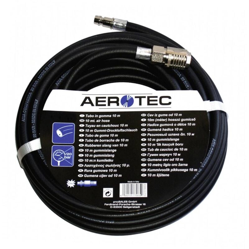 foto del prodotto tubo aria compressa 10 m 20 bar aerotec