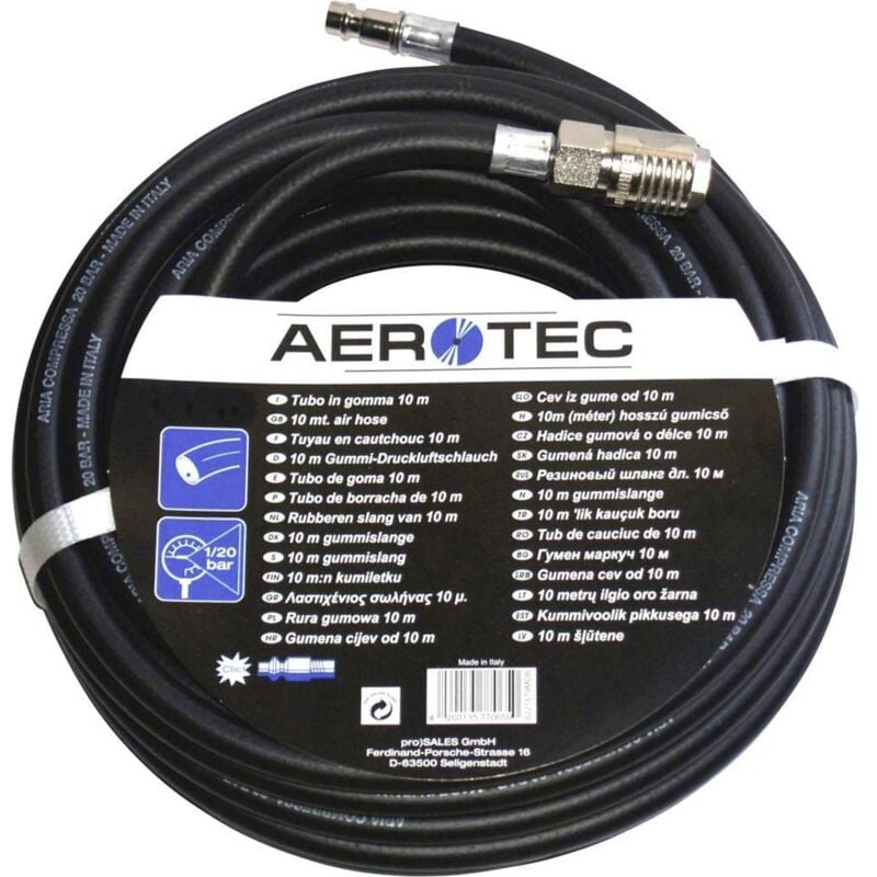 foto del prodotto tubo aria compressa 10 m 20 bar aerotec
