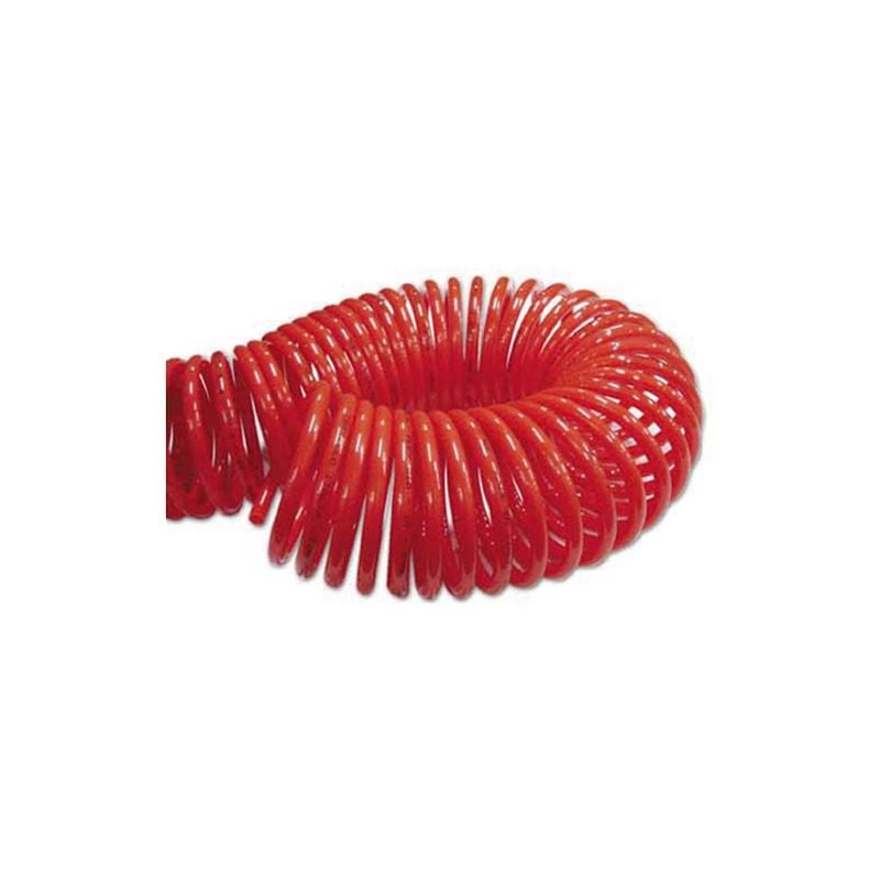 foto del prodotto tubo aria compressa a spirale extra 8x10 mm lunghezza 30 mt colore arancio