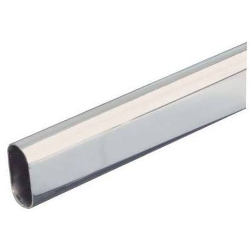 foto del prodotto tubo armadio ovale cromato