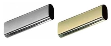 foto del prodotto tubo arredo ferro ovale cromato mm.30x15mt.3