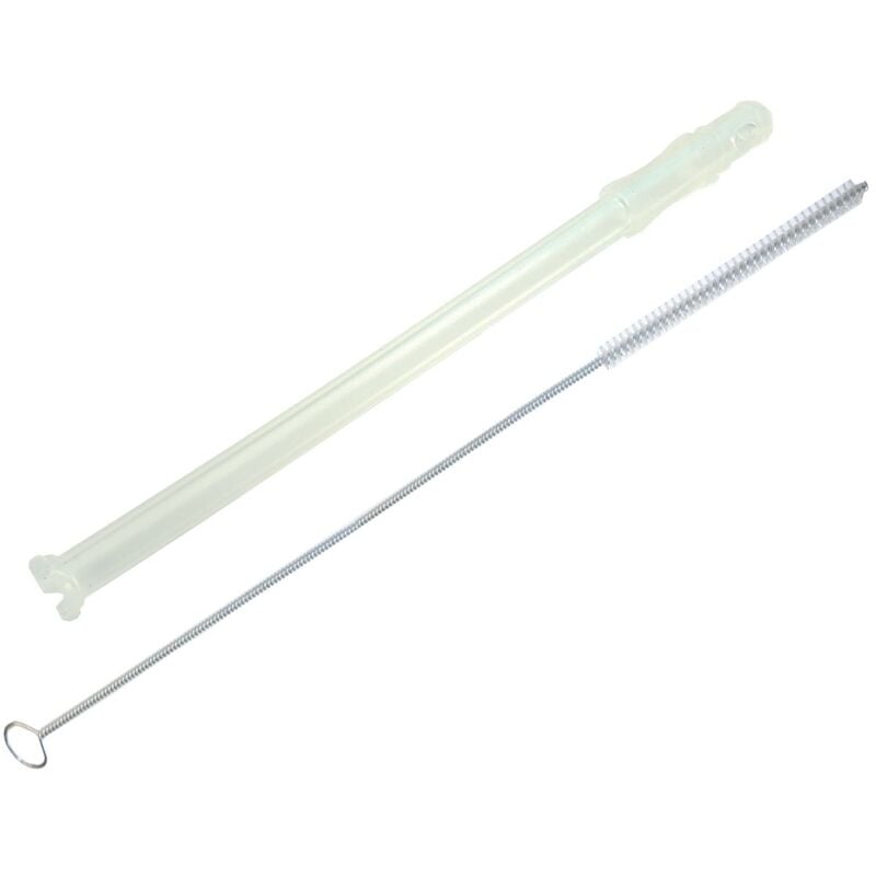 foto del prodotto tubo aspiralatte 5313232961 compatibile con delonghi + renz spazzola di pulizia 4 mm per macchine da caffè automatiche