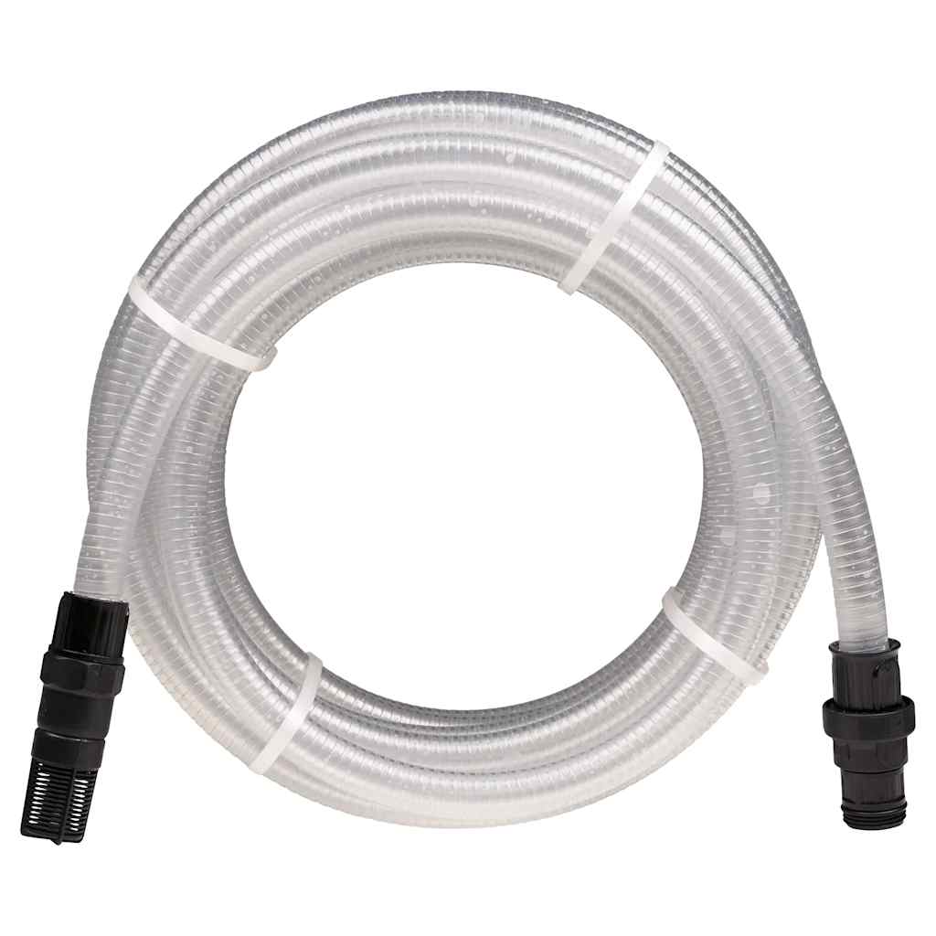 foto del prodotto tubo aspirazione con connettori in pvc trasparente 1 10 m pvc