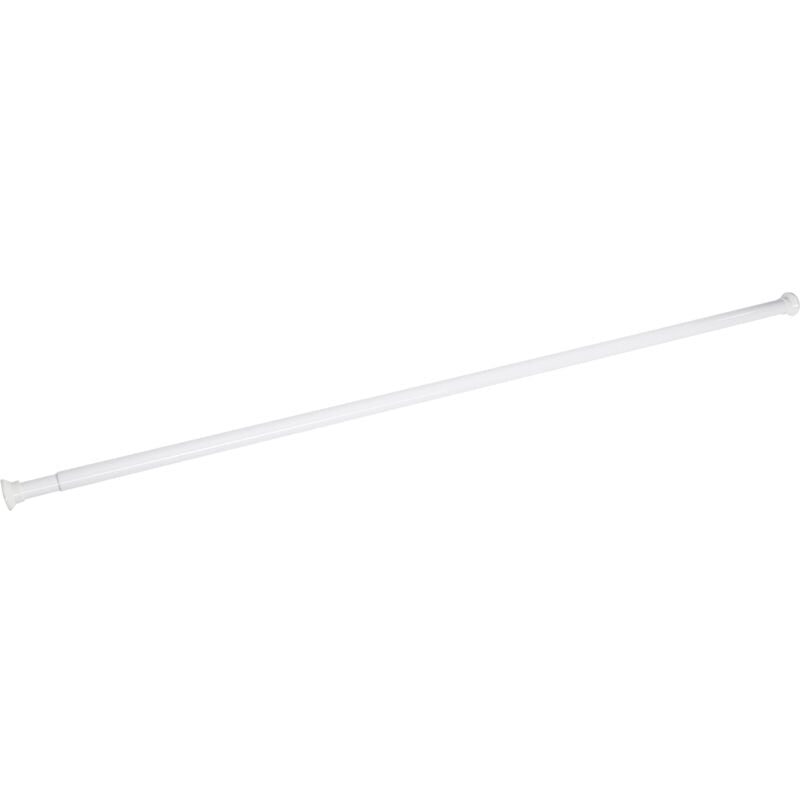 foto del prodotto tubo bastone doccia 125 225 estensibile alluminio bianco doccia vasca nicchia