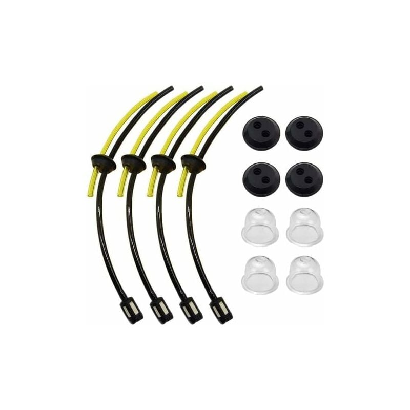 foto del prodotto tubo carburante aiperq con filtro, kit filtro carburante universale, tubo carburante per decespugliatore, tubi carburante per tosaerba con pompetta
