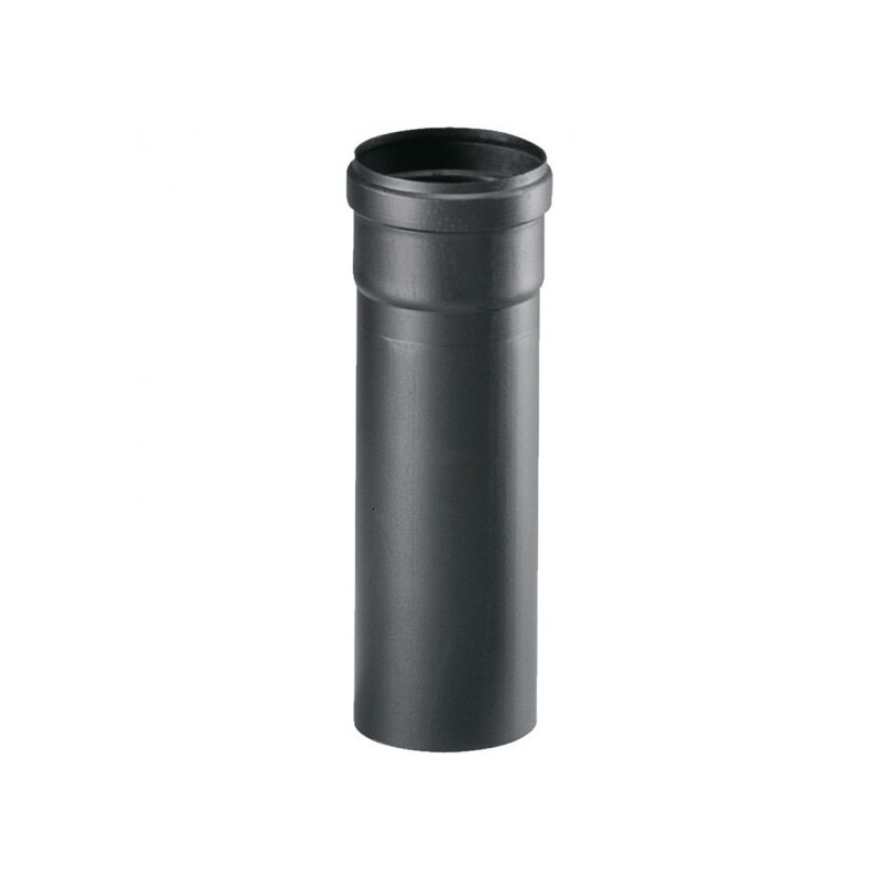 foto del prodotto tubo cm 50 nero opaco per stufe a pellet d.100
